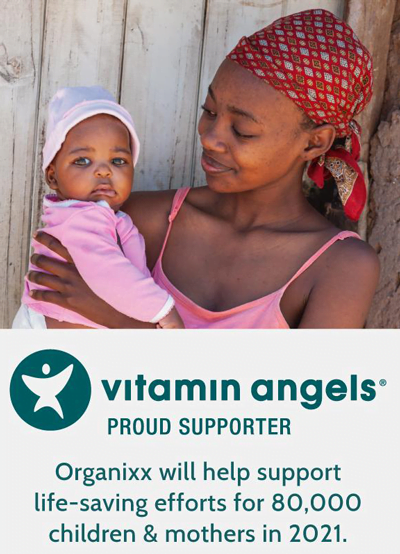 Organixx Iodine Vitamin Angels Proud Supporter