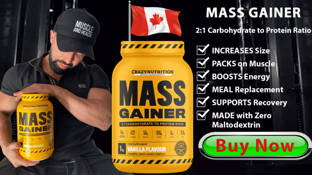 Buy CrazyNutrition Mass Gainer Online in Canada