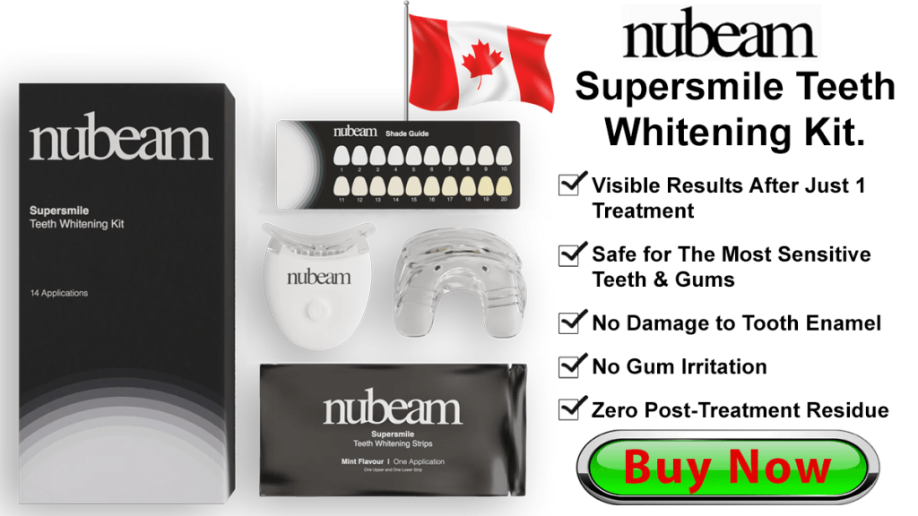 Buy Nubeam Supersmile Teeth Whitening Kit Online in Canada